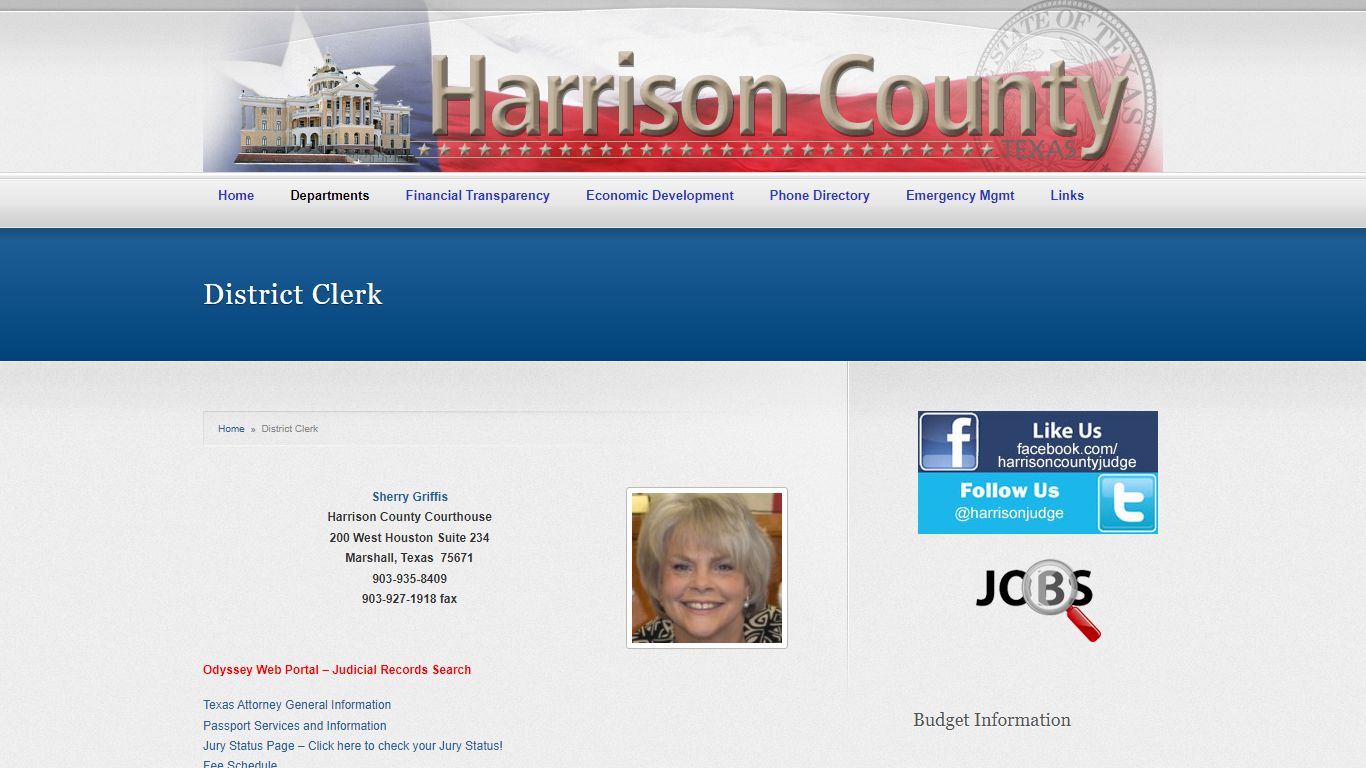 District Clerk « Harrison County